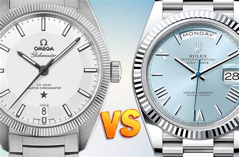 omega vs rolex sales|omega constellation vs rolex datejust.